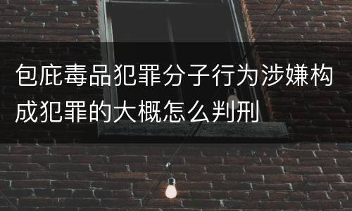 包庇毒品犯罪分子行为涉嫌构成犯罪的大概怎么判刑