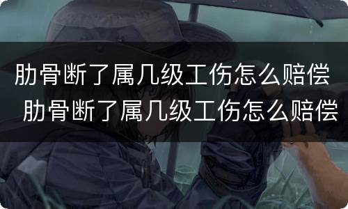 肋骨断了属几级工伤怎么赔偿 肋骨断了属几级工伤怎么赔偿的