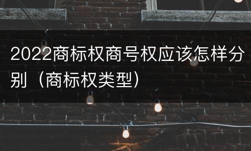 2022商标权商号权应该怎样分别（商标权类型）