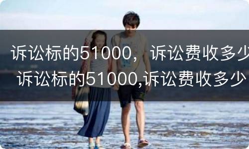 诉讼标的51000，诉讼费收多少 诉讼标的51000,诉讼费收多少合理